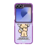 Galaxy Z Flip6 Impact Case Butter listening to music