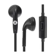 Moki Stereo Earphones In-line Mic & Control - Black