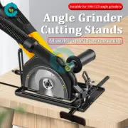 Angle Grinder Stand Holder Cutting Machine Bench Support Bracket + Guide Ruler
