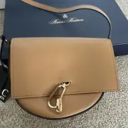 zac posen handbag crossbody belay Saddle Camel NWT WOMEN