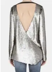 WOMEN SASS & BIDE SEQUINS DRESS/TOP RRP$590