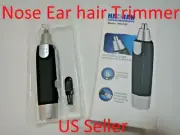 Nose Ear Hair Trimmer Electric Shaver Clipper Groomer Cleaner Brush Unisex USA