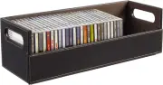 CD Storage Box, Organizer Shelf for Movie Cases, Dvds, Cassette Tape Display Sta