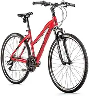 28 Inch Leader Fox Away Lady Cross Bicycle Trekking Bike 21 Speed Red Rh 46 cm