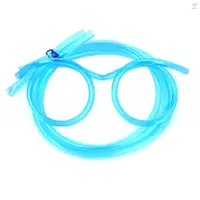 在飛比找蝦皮商城優惠-Uurig)趣味眼鏡眼鏡吸管瘋狂設計 DIY 傻透明搞笑時尚