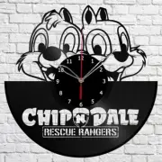 Vinyl Clock Chip 'n' Dale Wall Clock Unique Art Vinyl Record Wall Clock 1078