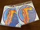 Vintage Pool Float Lounge Set of 2 1997 Intex Wet Set 72" x 27" Blue