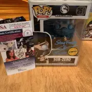 Steve Blum Signed Sub-Zero Funko Pop 251 Auto Autograph Chase Variant JSA COA !!