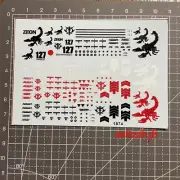HG 1/144 Scale MS-06F-2 Zaku II F2 E.F.S.F Type GDM Model Markings Water Decal
