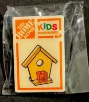 The Home Depot - Kids Wood Workshop Bird House Pin 1.5” 2022 New