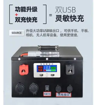 磷酸鐵鋰動力鋰電池(含15A充電器)寧德時代 大容量房車戶外電池 [ 寧德時代12V 100AH ] (9.1折)