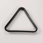 BIENKA Ball Triangle, Triangle Rack 2PCS Triangle Billiard Supplies Accessories Black Plastic Tripod Billiards