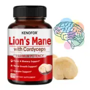 Mushroom Complex Lions Mane, Cordyceps Sinensis 30/60/120 Capsules