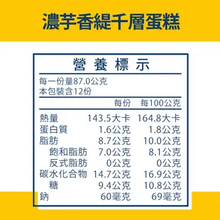 【塔吉特】濃芋香緹千層+蛋奶素綜合千層(8吋共2入)免運組