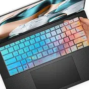 Colorful Keyboard Cover for 2024 2023 2022 Dell XPS 15 9500 9510 9520 9530 15.6 Inch & XPS 17 9720 9700 9710 9730 17 Inch & DELL Precision 5770 5570 5760 5560 15.6" 17.3" (NOT FIT XPS 13 14 16 inch)