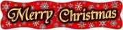 PMU Giant Merry Christmas Banner 48 Inch x 12 Inch