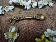 @ Brass Aachmani Ganesh Ji With Nag Handle For Abhishek to Gods Puja Y853