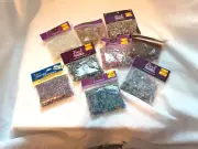 Bead Treasurers Glass Beads 6/0 Seed Bead Assorted Colors NIP Lot of 10