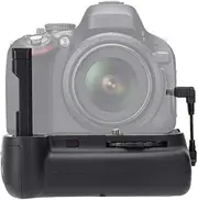Battery Grip for Nikon D5300, Replacement Handheld Vertical Camera Battery Grip Holder for Nikon D5300 SLR Camera