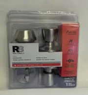 RELIABILT Gallo Stainless Steel Single-Cylinder Keyed Entry Door Knob Combo Pack