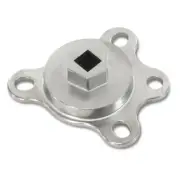 Crankshaft Turning Tool, Balancer Mounted, 1/2 in Drive, Stainless, Natural, Che