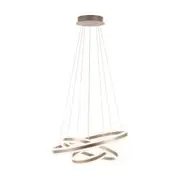 Eglo Lighting Tonarella 177W 3 Ring LED Pendant Light - Champagne