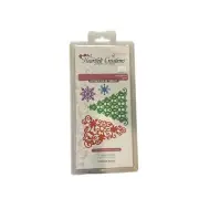 Spellbinders Heartfelt Creations HCD739 Banner and Trees Die Template