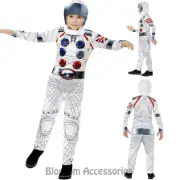 CK833 Space Spaceman Robot Futuristic Astronaut Boys Bodysuit NASA Child Costume
