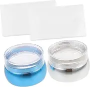 FRCOLOR Chess Piece Seal Manicure Stamper Nail Pattern Printing Tool 2 Sets Scrapers