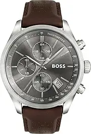 [Hugo Boss] Grand Prix Leather Dial Men's Watch