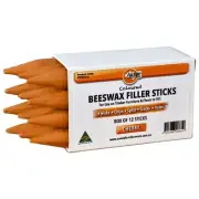 Beeswax Filler Sticks- Wax Filler Sticks- Box of 12 Cherry Colour
