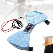 Flexforge Pilates Twister, Waist Twister Machine with Resistance Bands, 360° Rotating Fitness Board with Digital Display, for Belly Fat Loss, 300 Lbs Load Capacity, Non-slip, for Home Gym