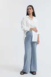 Fluid Jersey Pant (Suede Blue)