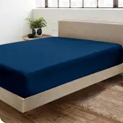 Queen Size Fitted Sheet 2000 TC Soft Luxury Bed Sheets Deep Pocket 35cm Home Hotel