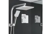 Cefito 8'' Rain Shower Head Set Handheld Square High Pressure Mixer Tap Chrome
