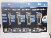 (4 pack) Tech Universe USB Flash Drive - 8GB Storage Capacity