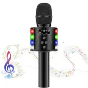 Wireless Bluetooth Karaoke Microphone Speaker Handheld Mic USB Player