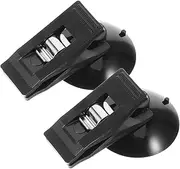 GLEAVI 1 Pair Car Mounted Ticket Clip Suction Cup Holder for Glasses Cards Documents Durable Car Accessory for Easy Dashboard Windscreen Storage