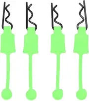 4Pcs RC Car Body Clips - Replacement Pins for /10 Scale Cars, Compatible with, Redcat (Green)