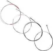 MINAOLULUS 4pcs Strings Set Violin String Accessories Universal Accessories for Musical Instruments Instrument Spare Parts Violin Repair Part Alloy