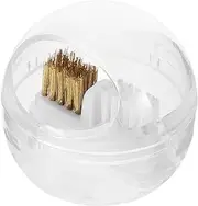 minkissy Nail Polisher Nail Bits Nail Tools Cleaning Tools Small Brush Cleaning Brush Nail Bit Cleaning Nail Drill Bit for Cleaning Nail Tool Clean Brush Manicure Supply Plastic Transparent