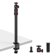 Telescopic Camera Desk Mount with Phone Holder & 360o Ball Head 43 102cm c Clamp Table Stand