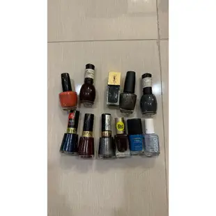 13瓶正品 指甲油 各種顏色 YSL 露華濃 OPI 等等 共有13瓶