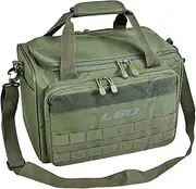 Fishing Bag, Fishing Case Square Box Multifunctional Bait Bag or Fishing or Waist Bag or Shoulder Carry Bag, Green,Tackle Bag Storage (Green)