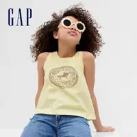 在飛比找蝦皮商城優惠-Gap 女童裝 印花背心-黃色(625715)