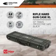 Evolution Gear Rifle Hard Gun Case 53" Travel Protective Safe Airline Approved