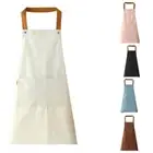 Kitchen Apron Adjustable Apron with 2 Pocket for Cooking Painting Gardening