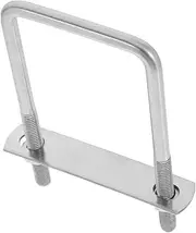 304 Stainless Steel Square u Bolt Kit U-Shape Bracket for Boat Trailer Home Use Solar Panel Installati
