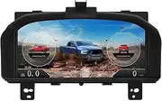 13.1 Inch Digital Gauge Cluster Compatible for Dodge Ram 1500 2500 3500 2008-2012 LCD Instrument Virtual Dashboard Speedometer Screen Panel