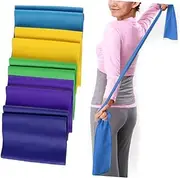 JOINPAYA 1.5M Durable Yoga Resistance Band Stretch Fitness Belt for Exercise Random Color for Body Shaping and Flexibility Training Made of Durable Rubber